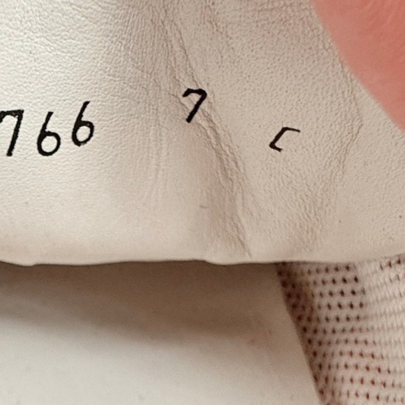 Salvatore Ferragamo Gold Mesh Leather Low Top Sneakers Womens 7C Beige - Picture 7 of 13